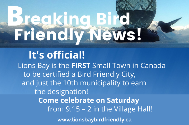 Bird Friendly City Event Announcement 